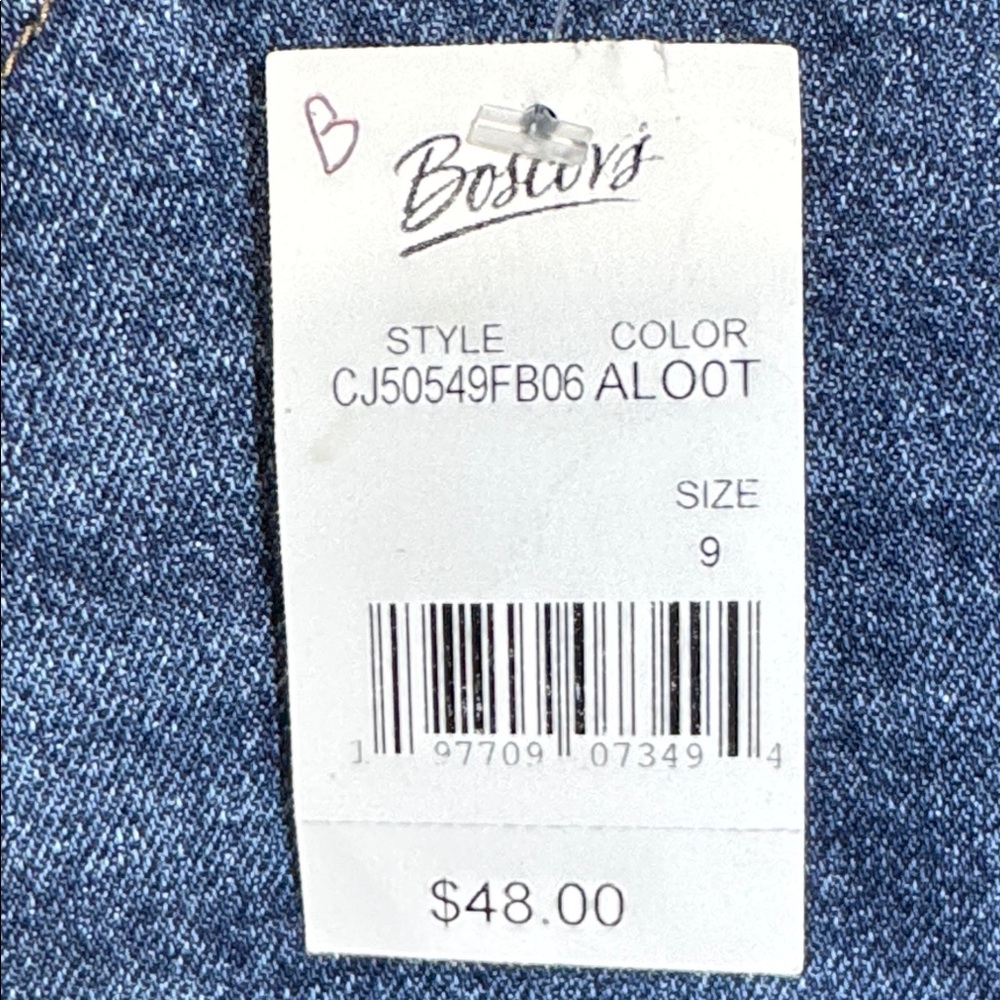 Celebrity Pink Skirt Blue Medium Wash Denim Maxi w/ High Front Slit in Sz 9 NWT - Picture 12 of 14